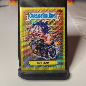 Garbage Pail Kids Chrome Hot Rod 205a Yellow Wave /275